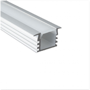 Thin Aluminium Linear Profiles 17mm x 15mm with Collar