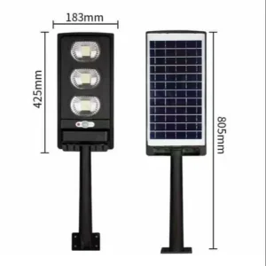 9W Integrated Mini Solar Street Light (With Wall Bracket)
