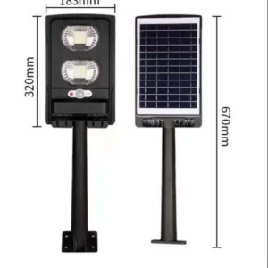 6W Integrated Mini Solar Street Light (With Wall Bracket)