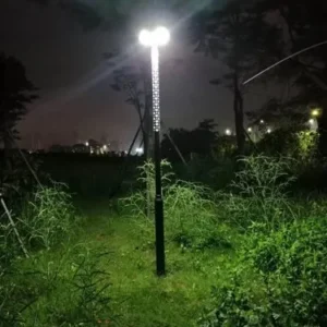 3-Meter Designer Pole for UFO Garden Light with LED Strip