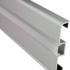 Aluminum Profile LED Skirting Recessed for Dry Wall – 60mm