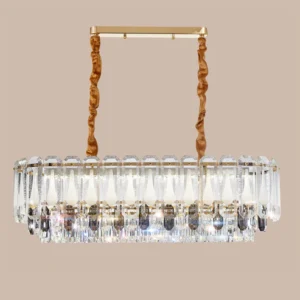 Crystal Chandeliers (Gold) – 800mm Length