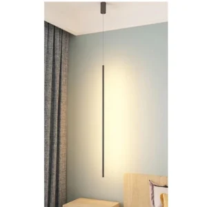 STICK LED Hanging Light – Black/Brass Antique/Copper Antique Finish (8W, 420 mm Height)