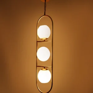 Copper Metal Hanging Light Pipe – Model HL-Copper-3LP