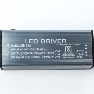 18W-24W 600mA LED Driver | IP65 Isolated