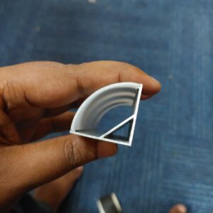 S3030 Corner Aluminium Profile – 30mm x 30mm, 3000mm Length, Anodised Aluminium with Clear/Opal Frosted Diffuser & Accessories